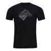 SYNC Performance Men'S Glacier Tee- Black | 100% Cotton Tee Shirt | | T-Shirts