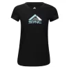womens_logo_tee_shirt_bla_0.webp SYNC Performance Women'S Logo Tee Shirt- Black | | T-Shirts