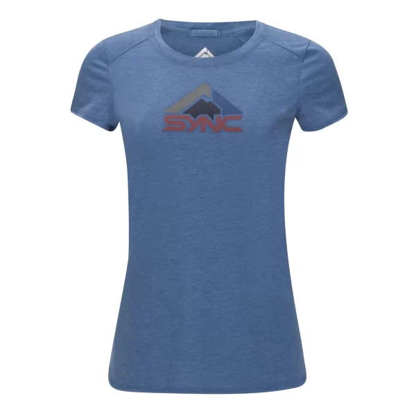 womens_logo_tee_shirt_blu_0.webp SYNC Performance Women'S Logo Tee Shirt- Bluebird | | T-Shirts