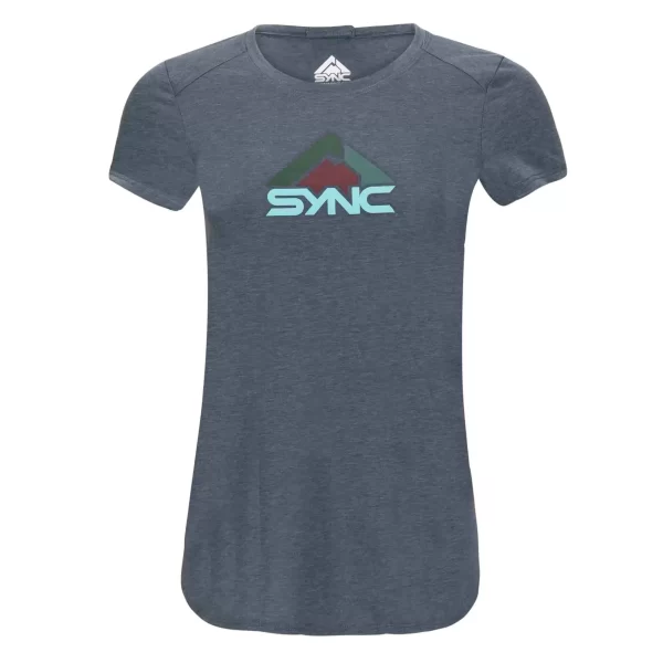 womens_logo_tee_shirt_pha_0.webp SYNC Performance Women'S Logo Tee Shirt- Phantom | | T-Shirts